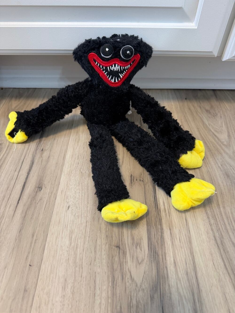 Poppy Playtime Huggy Wuggy Black Shadow Plush Stuffed Toy Monster Unbranded